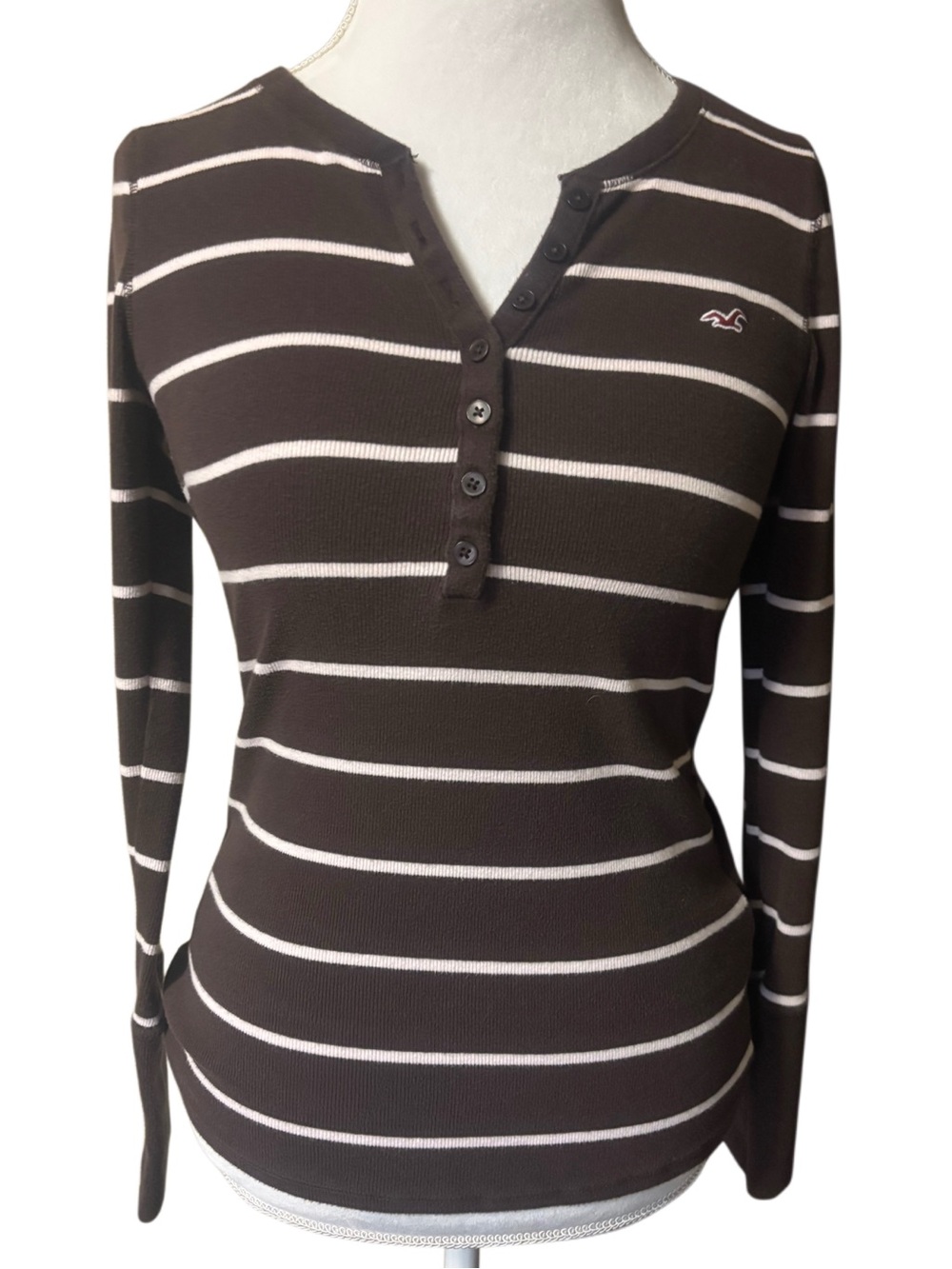 Hollister Icon Henley Size L